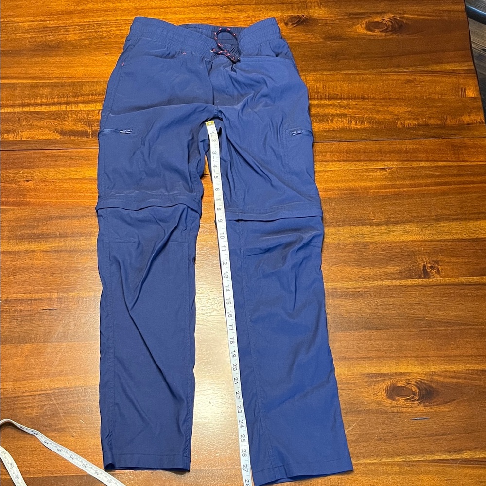 Eddie Bauer Boys Navy Cargo Zip off Pants/Shorts